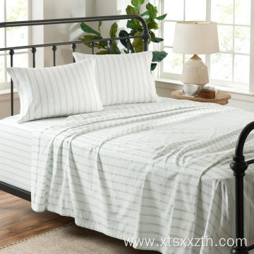 Hotel white bed sheet 100% cotton linen